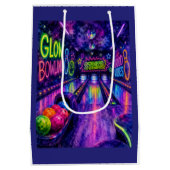Glow Bowling Tiener Verjaardagsfeestje  Medium Cadeauzakje (Achterkant)