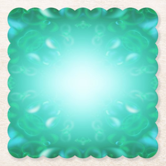 Glow Bubbles Kartonnen Onderzetters (Voorkant)