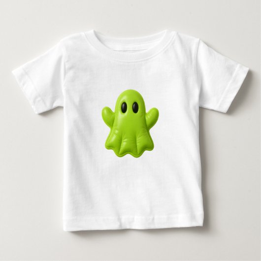 Glow Buddy - Schattige Green Ghost T-shirt (Voorkant)