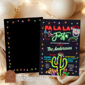 Glow Cactus Mexican Fiesta Holiday Party Kaart