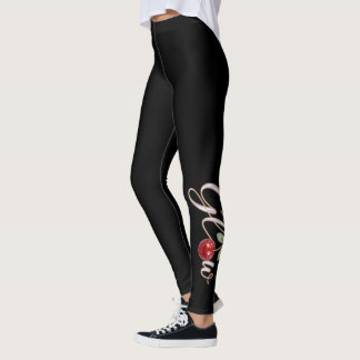 Glow Cherry – Glam Damesbroeken Leggings