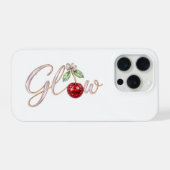 Glow – Cherry Glam Mobile Case iPhone Hoesje (Achterkant horizontaal)