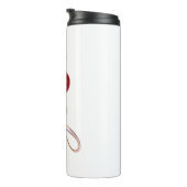 Glow Cherry – Glam Thermal Tumbler Thermosbeker (Geroteerd rechts)