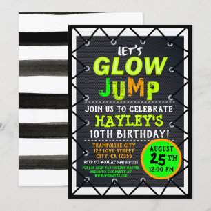 Glow Cosmic Jump & Play Kinder Trampoline Park Kaart