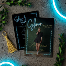 Glow De Toekomst Is Helder Leuk Blauw Neon Afstude