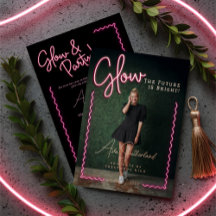 Glow De Toekomst Is Helder Leuk Roze Neon Afstuder