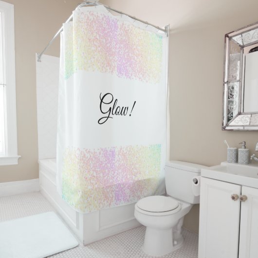 Glow douchergordijn douchegordijn (In situ)