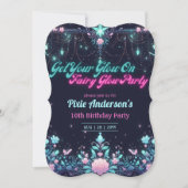 Glow Fairy Feest Thema - Sprookje Na Donker Kaart (Voorkant)