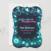 Glow Fairy Party Thema - Sprookje Na Donker Kaart (Voorkant)