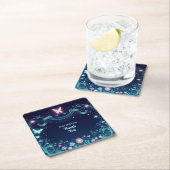 Glow Fairy Party Thema - Sprookje Na Donker Kartonnen Onderzetters (Insitu)