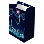 Glow Fairy Party Thema - Sprookje Na Donker Medium Cadeauzakje (Voorkant Gekanteld)