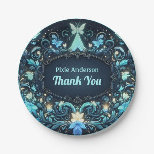 Glow Fairy Party Thema - Sprookje Na Donker Papieren Bordje