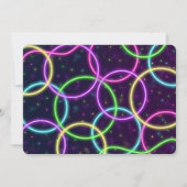 Glow-foto-uitnodiging Kaart (Achterkant)