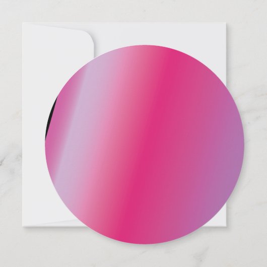 GLOW Fuchsia Splash Bar Bat Mitzvah Uitnodiging (Achterkant)