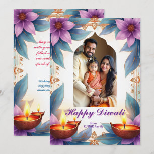 Glow & Gather Diwali Wenskaart Kaart