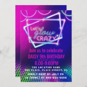 GLOW gek op verjaardagsdiscours Kaart (Voorkant / Achterkant)