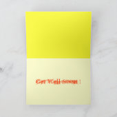 Glow, Get well soon kaart (Binnen)