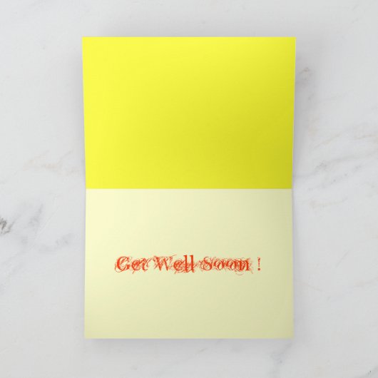 Glow, Get well soon kaart (Binnen)