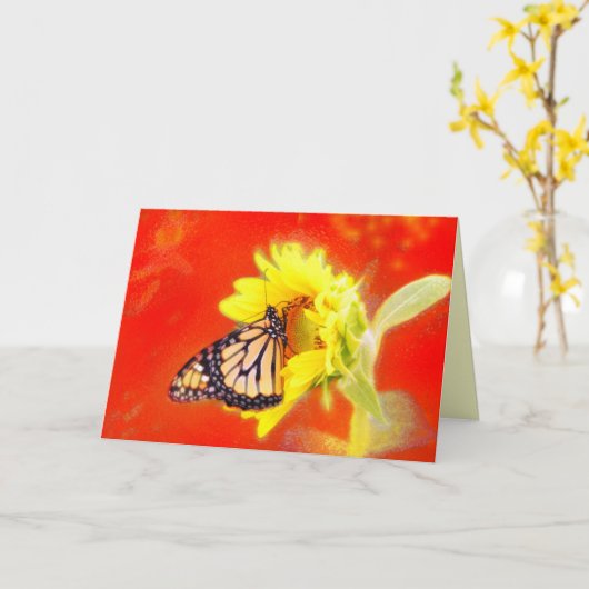 Glow, Get well soon kaart (Gele Bloem)