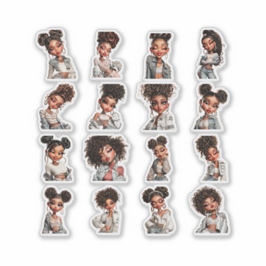 Glow Getter 16 Editorial Stickers (Voorkant)