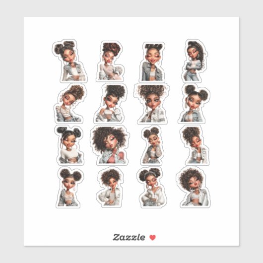 Glow Getter 16 Editorial Stickers (Vel)