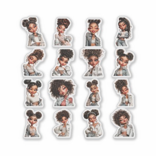 Glow Getter 16 Editoriale Stickers (Voorkant)
