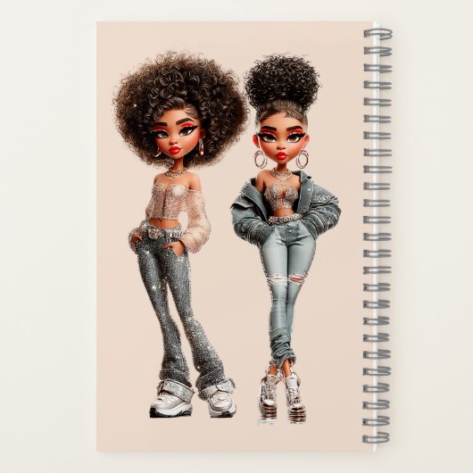 Glow Getter Duo Spiral Notebook Notitieboek (Achterkant)