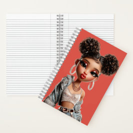 Glow Getter Koraal Spiraal Notebook Notitieboek