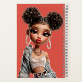 Glow Getter Koraal Spiraal Notebook Notitieboek (Achterkant)