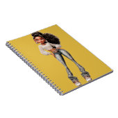 Glow Getter Mustard Spiral Photo Notebook Notitieboek (Rechterzijde)