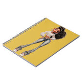 Glow Getter Mustard Spiral Photo Notebook Notitieboek (Linkerzijde)
