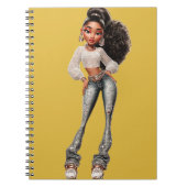 Glow Getter Mustard Spiral Photo Notebook Notitieboek (Voorkant)