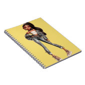 Glow Getter Yellow Spiral Photo Notebook Notitieboek (Rechterzijde)