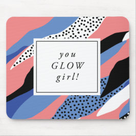 Glow Girl Inspirerend Mousepad Muismat