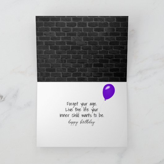 Glow Girl-logo op Brick Wall Kaart (Binnen)