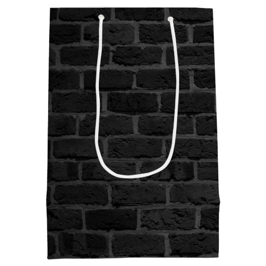 Glow Girl-logo op Brick Wall Medium Cadeauzakje (Achterkant)