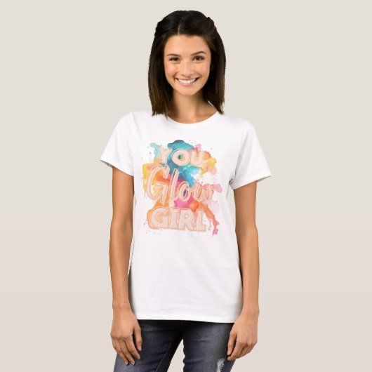 Glow Girl T-Shirt (Voorkant volledig)