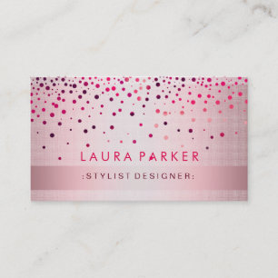 Glow Glitter Confetti Linnen Elegante Achtergrond Visitekaartje