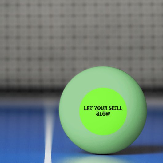 "Glow" Glow-In-the-Dark pingpongbal (Net)