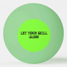 "Glow" Glow-In-the-Dark pingpongbal