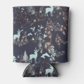 Glow in dark natuur boho tribale patroon blikjeskoeler (Voorkant)