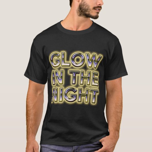 GLOW IN DE NACHT T-SLUIT T-SHIRT (Voorkant)