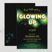 Glow In The Dark Birthday Kind Kaart (Voorkant / Achterkant)