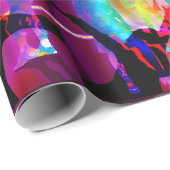 Glow in the Dark Dance Party Cadeaupapier (Rol Hoek)