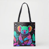 Glow in the Dark Koala Tote Bag (Voorkant)