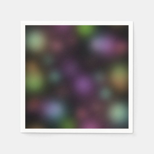 Glow in the Dark Neon Lights Leuk Verjaardagsfeest Servet (Voorkant)