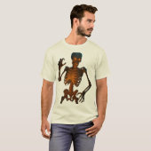 Glow-in-the-Dark Skeleton T-Shirt – Spooky Hallowe (Voorkant volledig)