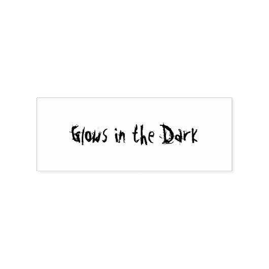 Glow in the Dark Stamp Rubberstempel (Afrduk)