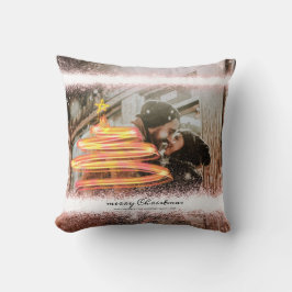 Glow Kerstboom Star Foto Glitter Kussen