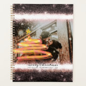 Glow Kerstboom Star Foto Glitter Planner (Voorkant)